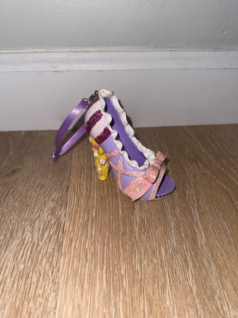 Disneys tangled shoe ornament